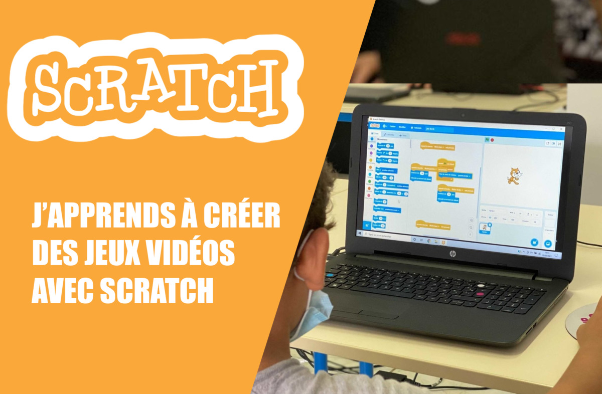 Stage vacances – J’apprends à créer des jeux vidéos avec Scratch (Saint-Denis)